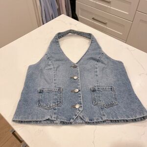 H&M Denim Vest Size L